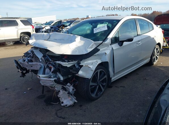 4S3GKAL69N3606871 2022 SUBARU IMPREZA White Vista tres cuartos delantera izquierda