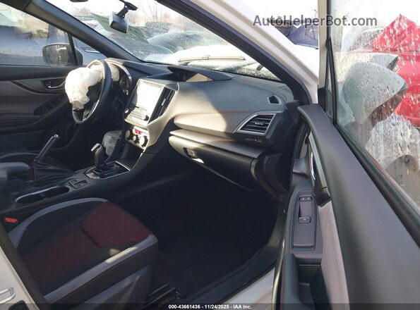 4S3GKAL69N3606871 2022 SUBARU IMPREZA White Vista interior delantera