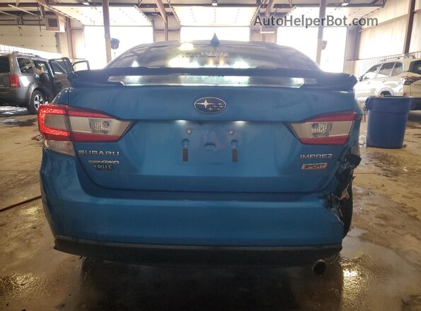 4S3GKAM62N3602627 2022 SUBARU IMPREZA Синий Вид сзади