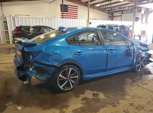 4S3GKAM62N3602627 2022 SUBARU IMPREZA Синий Задняя правая четверть