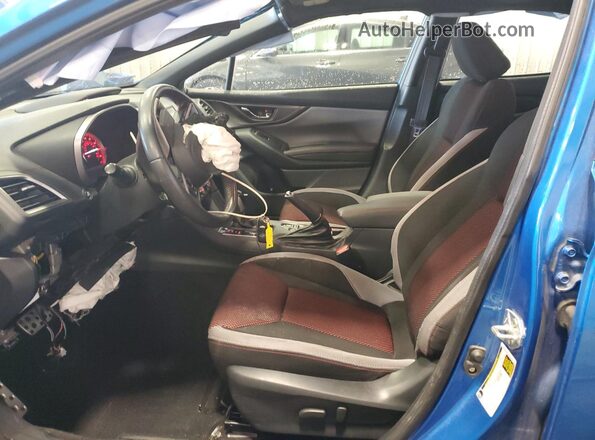 4S3GKAM62N3602627 2022 SUBARU IMPREZA Синий Вид салона спереди
