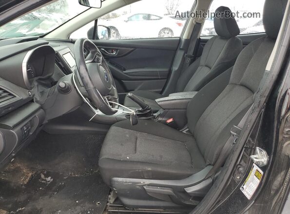4S3GKAV61M3604267 2021 SUBARU IMPREZA Черный Вид салона спереди