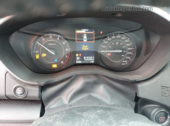 4S3GKAV61M3604267 2021 SUBARU IMPREZA Черный Вид щитка приборов