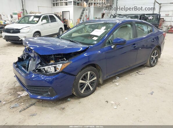 4S3GKAV63P3604906 2023 SUBARU IMPREZA Blue Передня ліва чверть