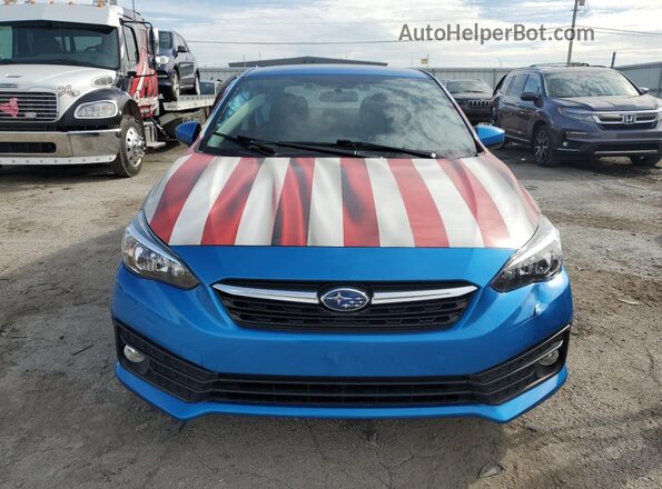 4S3GKAV64P3601030 2023 SUBARU IMPREZA Blue Front view