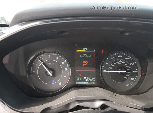 4S3GKAV64P3601030 2023 SUBARU IMPREZA Blue Instrument cluster view