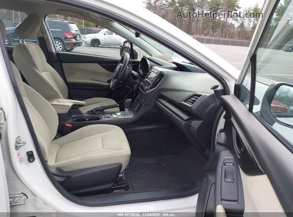 4S3GKAV66L3606417 2020 SUBARU IMPREZA White Front interior view