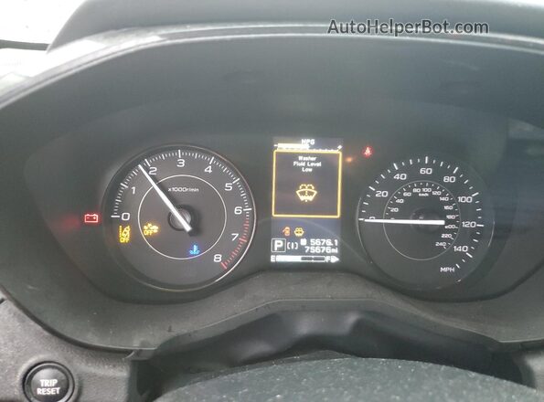 4S3GKAV66N3605528 2022 SUBARU IMPREZA Black Սարքավորումների վահանակի տեսք