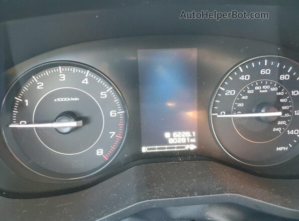 4S3GTAB62M3717582 2021 SUBARU IMPREZA Silver ხელსაწყოთა პანელის ხედი