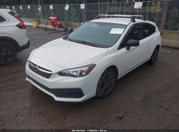 4S3GTAB65N3701443 2022 SUBARU IMPREZA White Vista tres cuartos delantera izquierda