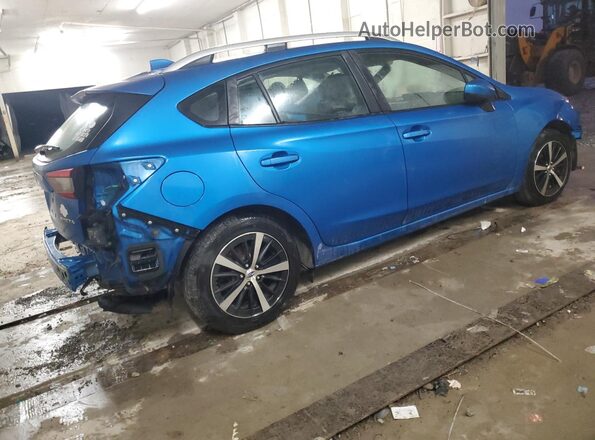 4S3GTAD64L3710256 2020 SUBARU IMPREZA Синий Задняя правая четверть