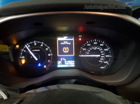4S3GTAD64L3710256 2020 SUBARU IMPREZA Синий Вид щитка приборов