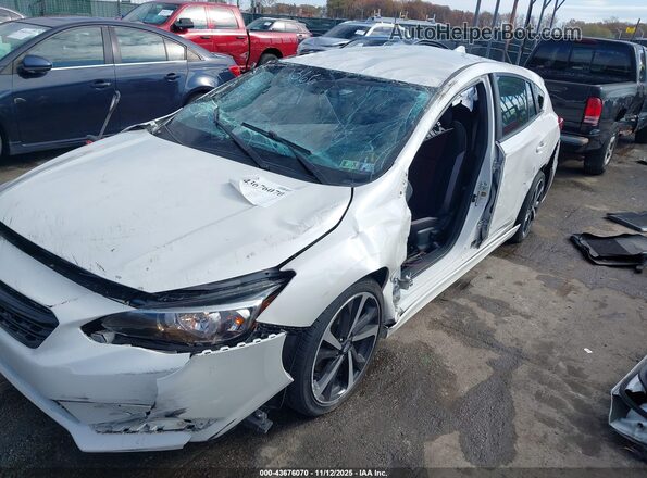 4S3GTAL64N3712366 2022 SUBARU IMPREZA Белый Вид спереди