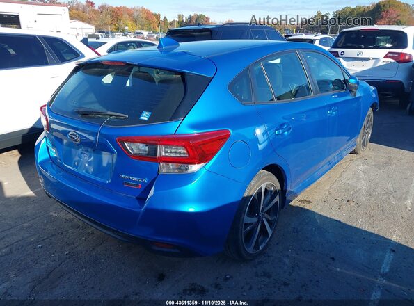 4S3GTAM60P3710776 2023 SUBARU IMPREZA Blue Rear right