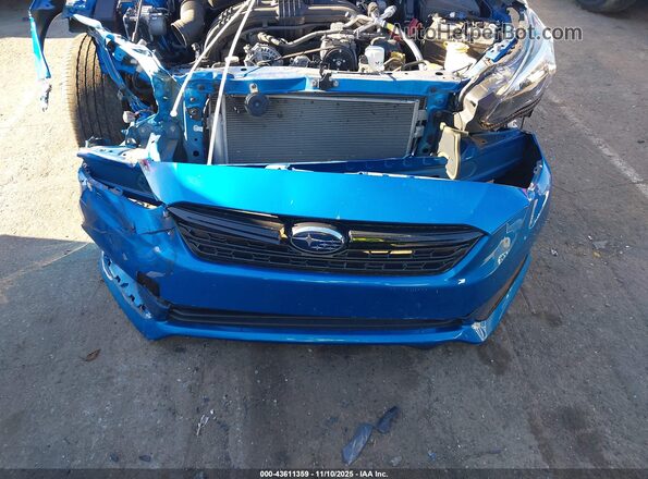 4S3GTAM60P3710776 2023 SUBARU IMPREZA Blue Instrument cluster view
