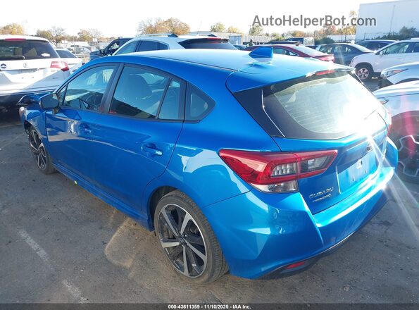 4S3GTAM60P3710776 2023 SUBARU IMPREZA Blue Rear left