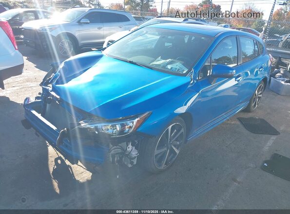 4S3GTAM60P3710776 2023 SUBARU IMPREZA Blue Front left