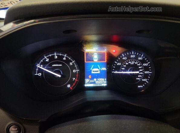 4S3GTAV64P3704039 2023 SUBARU IMPREZA Gray ხელსაწყოთა პანელის ხედი