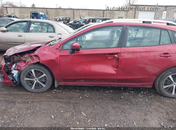 4S3GTAV65N3706833 2022 SUBARU IMPREZA Red 