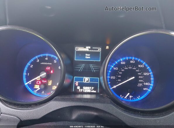 4S4BSAFC1H3206394 2017 SUBARU OUTBACK Blue Vista de los asientos traseros