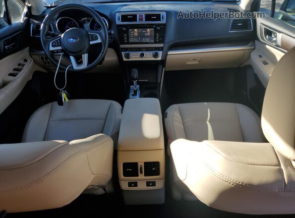 4S4BSANC0H3383049 2017 SUBARU OUTBACK Silver Widok deski rozdzielczej