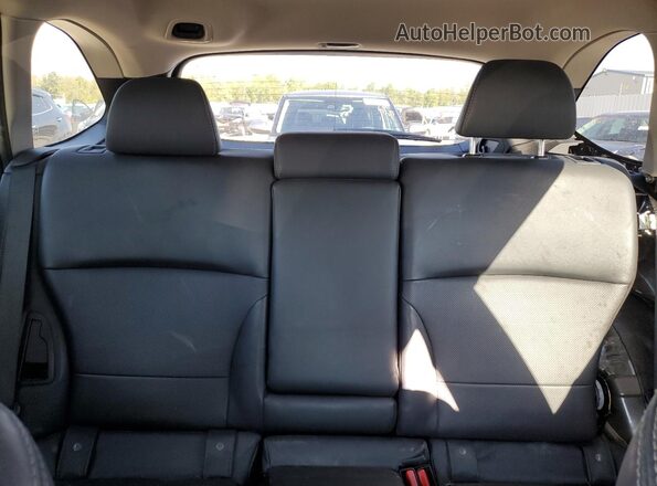 4S4BSANC1K3304284 2019 SUBARU OUTBACK Gray Vista de los asientos traseros