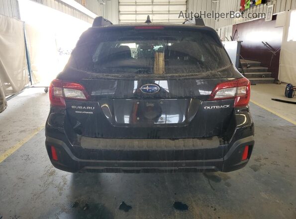 4S4BSANC5K3350586 2019 SUBARU OUTBACK Black Հետևի տեսք