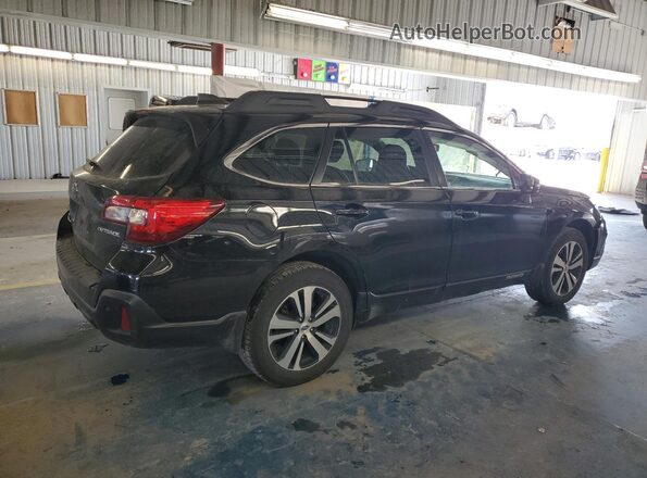 4S4BSANC5K3350586 2019 SUBARU OUTBACK Black Հետևի աջ