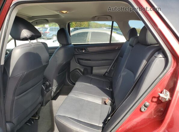4S4BSANC6H3437339 2017 SUBARU OUTBACK Red Vista interior trasera