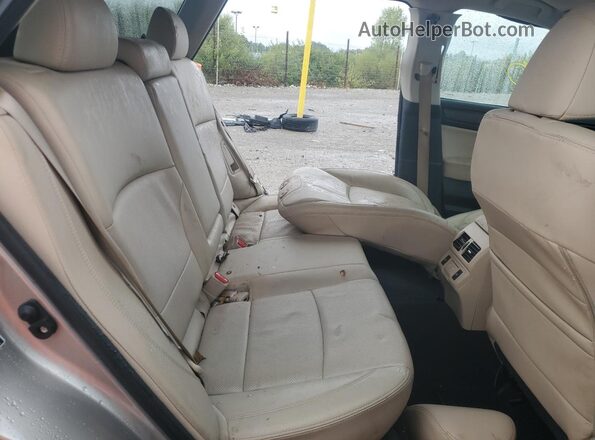 4S4BSANC7K3334938 2019 SUBARU OUTBACK Tan უკანა სავარძლების ხედი