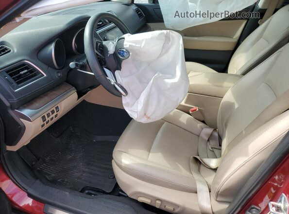 4S4BSANCXJ3290299 2018 SUBARU OUTBACK Red წინა სალონის ხედი