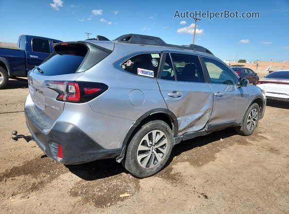 4S4BTACC0L3165315 2020 SUBARU OUTBACK Silver Rear right