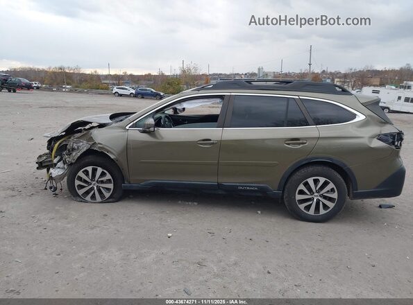 4S4BTACC2L3227376 2020 SUBARU OUTBACK Green Вид задньої частини салону