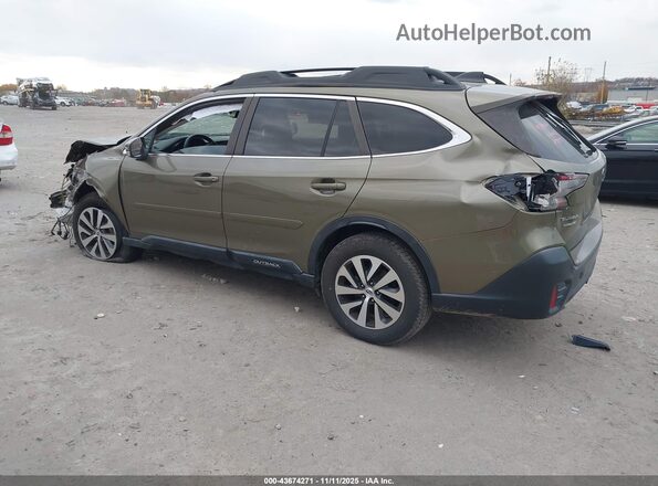 4S4BTACC2L3227376 2020 SUBARU OUTBACK Green Задня ліва чверть