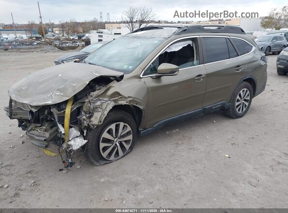 4S4BTACC2L3227376 2020 SUBARU OUTBACK Green Передня ліва чверть
