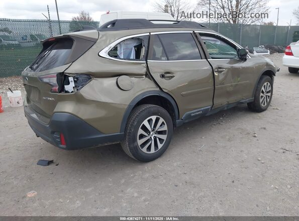 4S4BTACC2L3227376 2020 SUBARU OUTBACK Green Задня права чверть