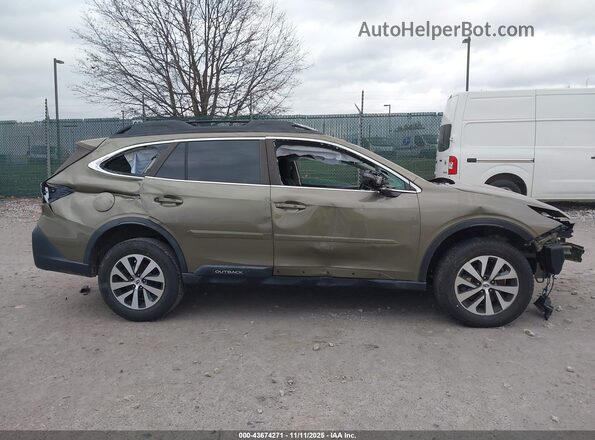 4S4BTACC2L3227376 2020 SUBARU OUTBACK Green Вид щитка приладів