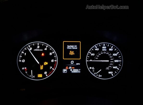 4S4BTACC3L3264694 2020 SUBARU OUTBACK Gray Вид щитка приладів