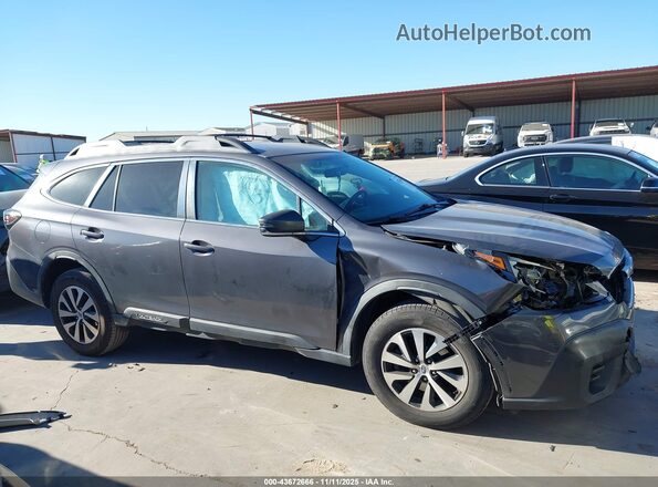 4S4BTACC4L3173398 2020 SUBARU OUTBACK Gray უკანა სალონის ხედი