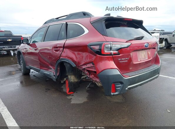 4S4BTACC5L3221491 2020 SUBARU OUTBACK Red უკანა მარცხენა