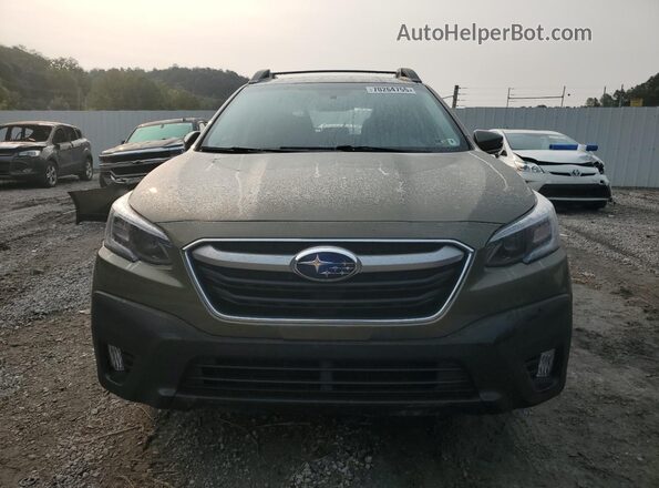 4S4BTACC9L3102004 2020 SUBARU OUTBACK Green Front view