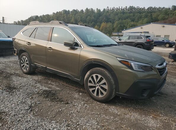 4S4BTACC9L3102004 2020 SUBARU OUTBACK Green Front right