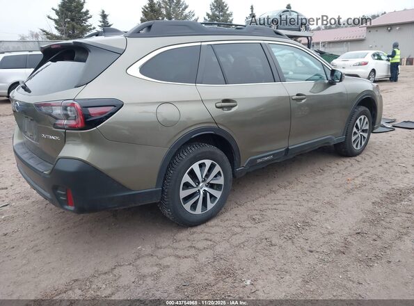 4S4BTADC2N3242154 2022 SUBARU OUTBACK Зеленый Задняя правая четверть