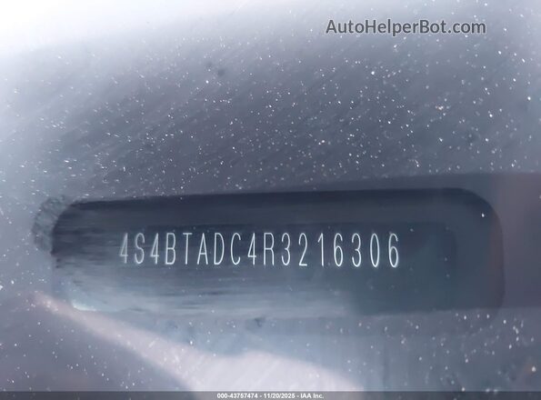 4S4BTADC4R3216306 2024 SUBARU OUTBACK Black Vista del compartimento del motor