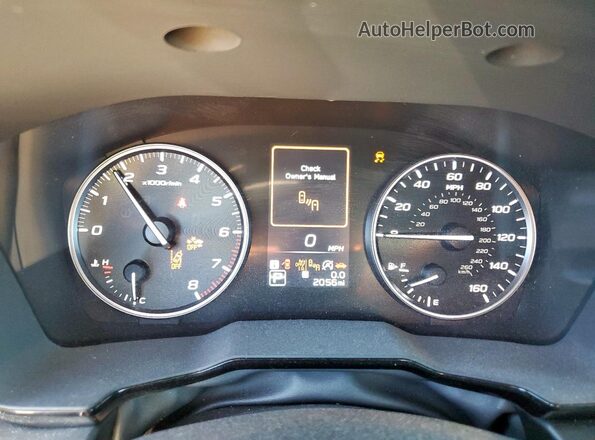 4S4BTADC8S3250027 2025 SUBARU OUTBACK Серебряный Вид щитка приборов