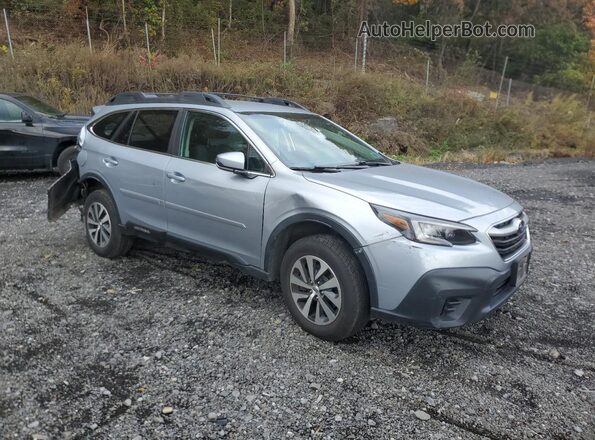 4S4BTADCXM3109947 2021 SUBARU OUTBACK Silver Передня права чверть