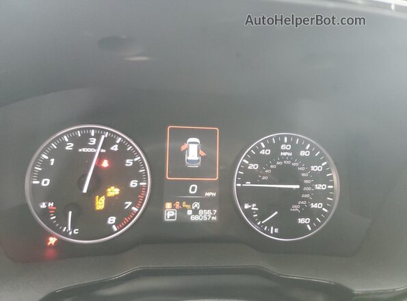 4S4BTADCXM3109947 2021 SUBARU OUTBACK Silver Вид щитка приладів