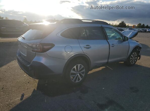 4S4BTAEC0L3101983 2020 SUBARU OUTBACK Серебряный Задняя правая четверть