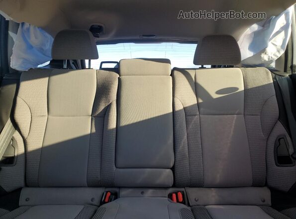 4S4BTAEC0L3101983 2020 SUBARU OUTBACK Серебряный Вид задних сидений