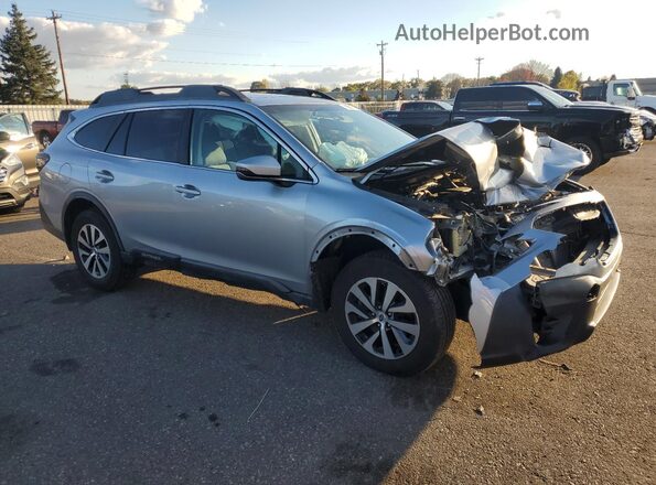 4S4BTAEC0L3101983 2020 SUBARU OUTBACK Серебряный Передняя правая четверть